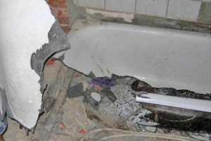 Демонтаж ванны в Шлиссельбурге